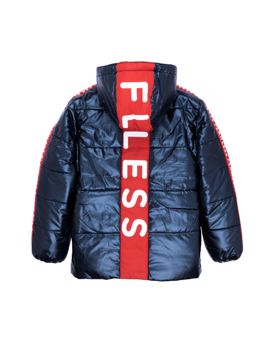Boys Quilted Hooded Jacket Secondary image