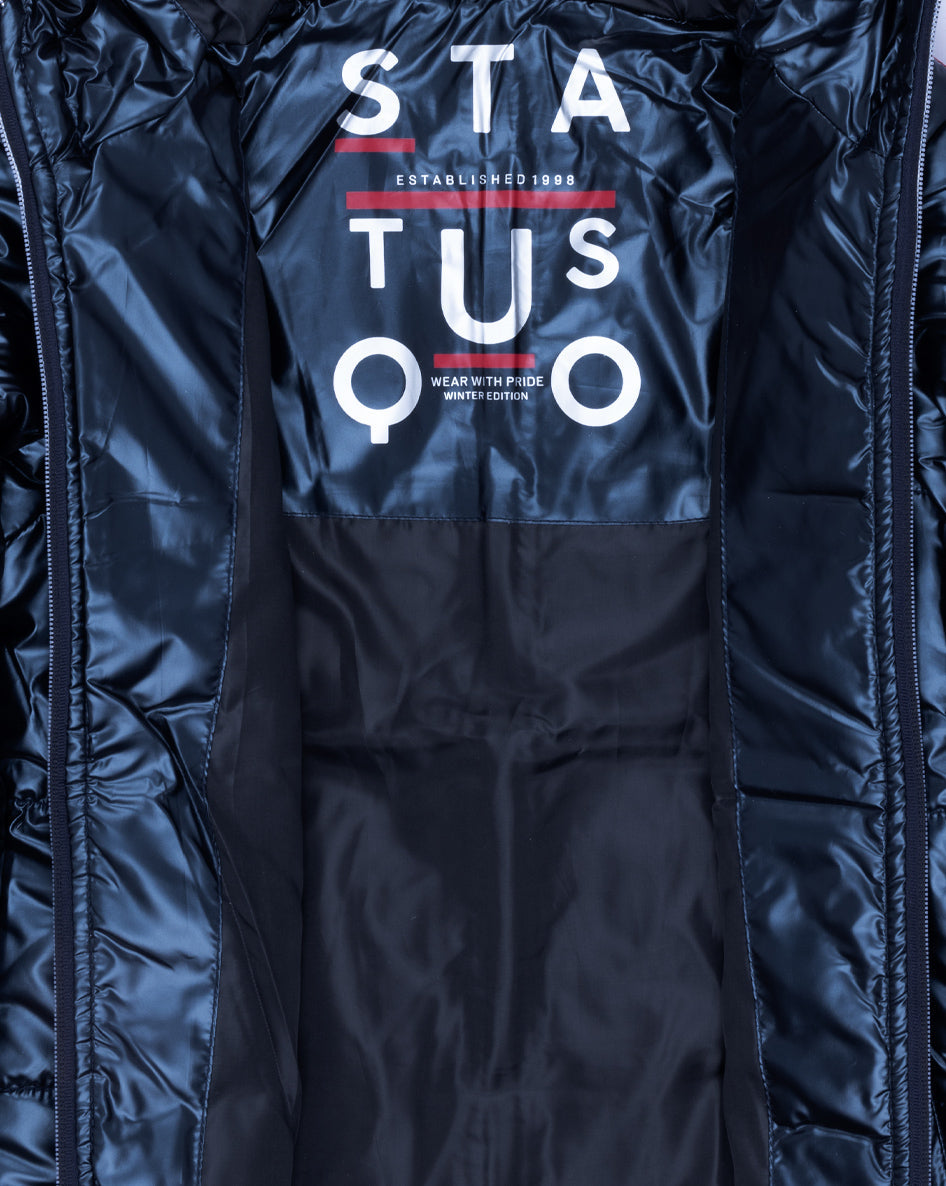 Boys Quilted Hooded Jacket