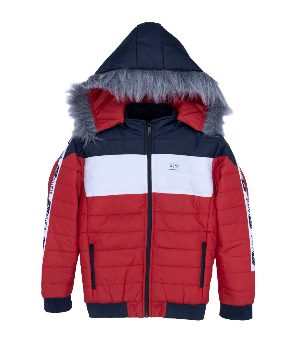 high neck jacket for boys Main image