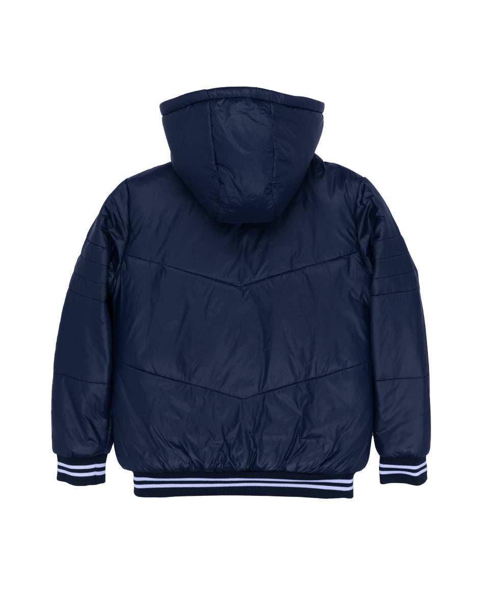 Boys Quilted High Neck Jacket Secondary image