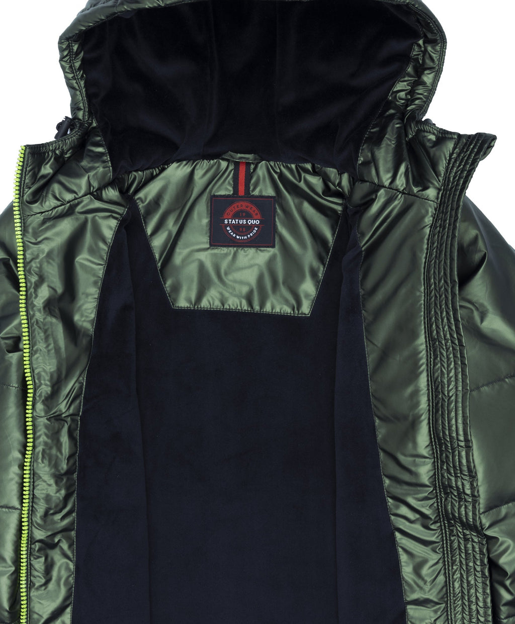 Boys Quilted  Hooded Jacket