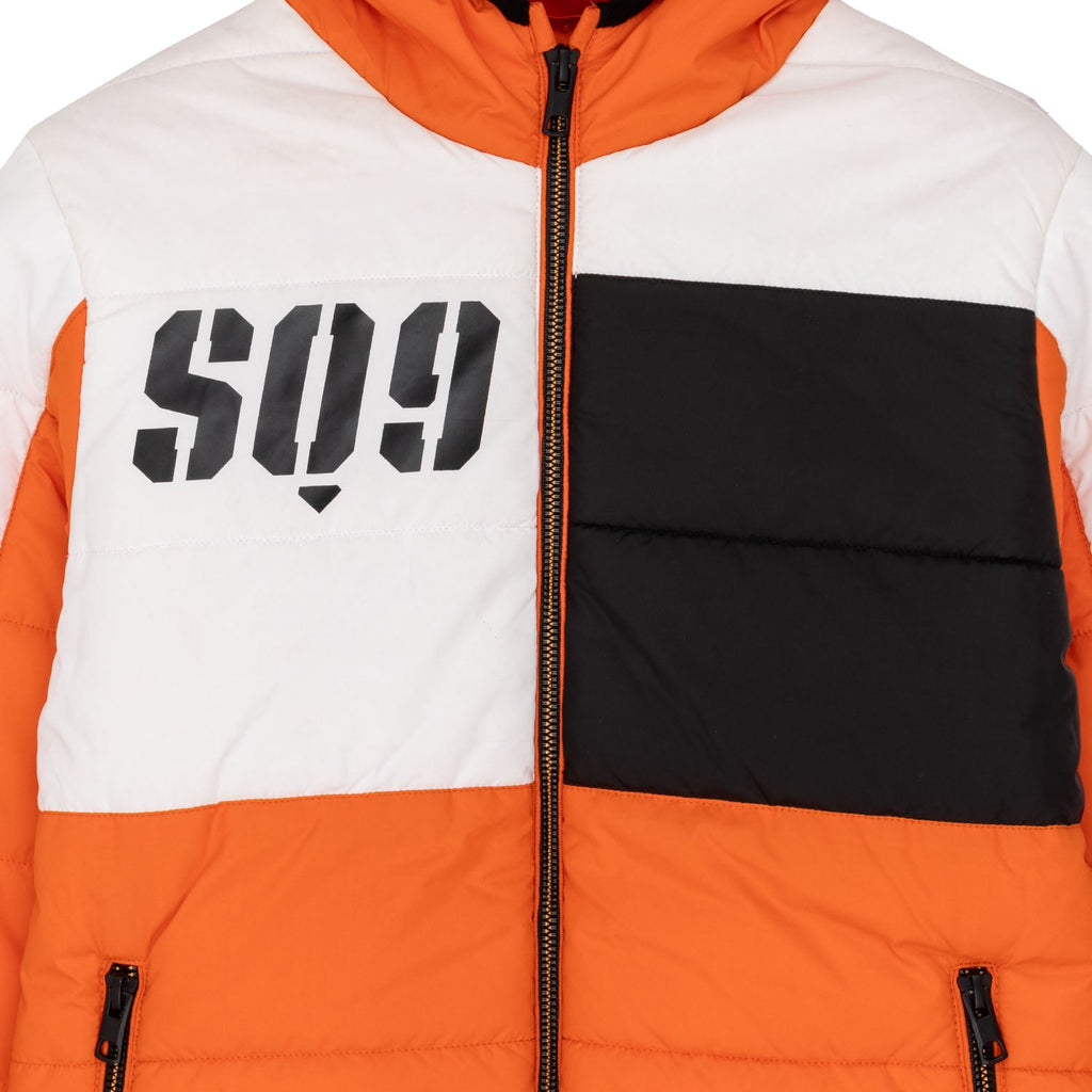 Boys Colourblocking Hooded Jacket