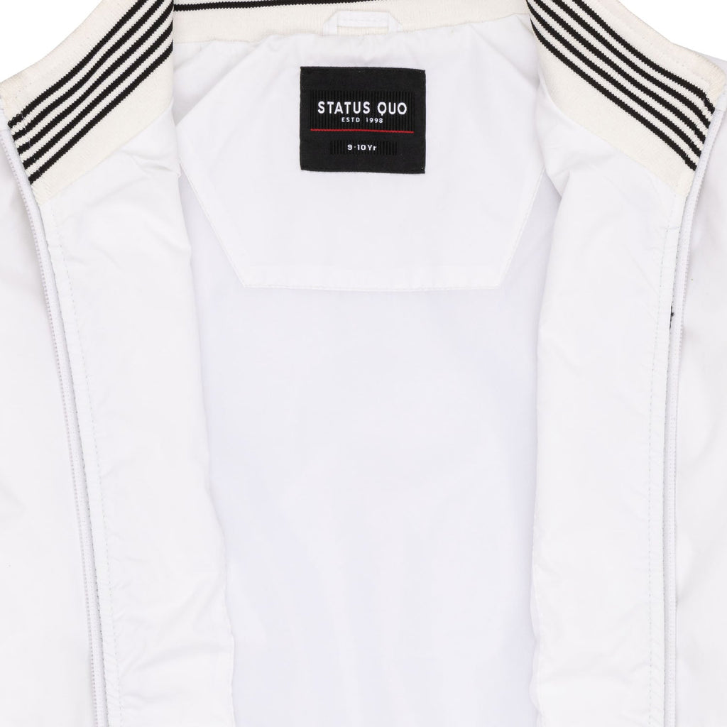 Boy's Solid High Neck Jacket