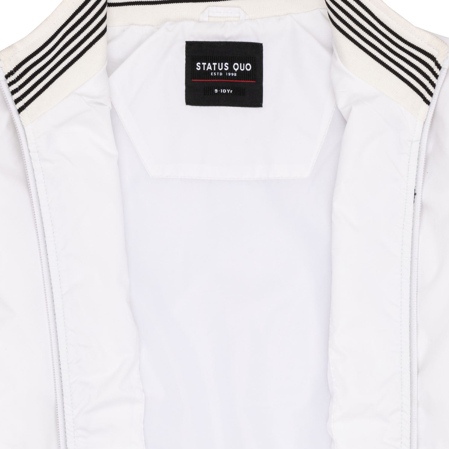 Boy's Solid High Neck Jacket