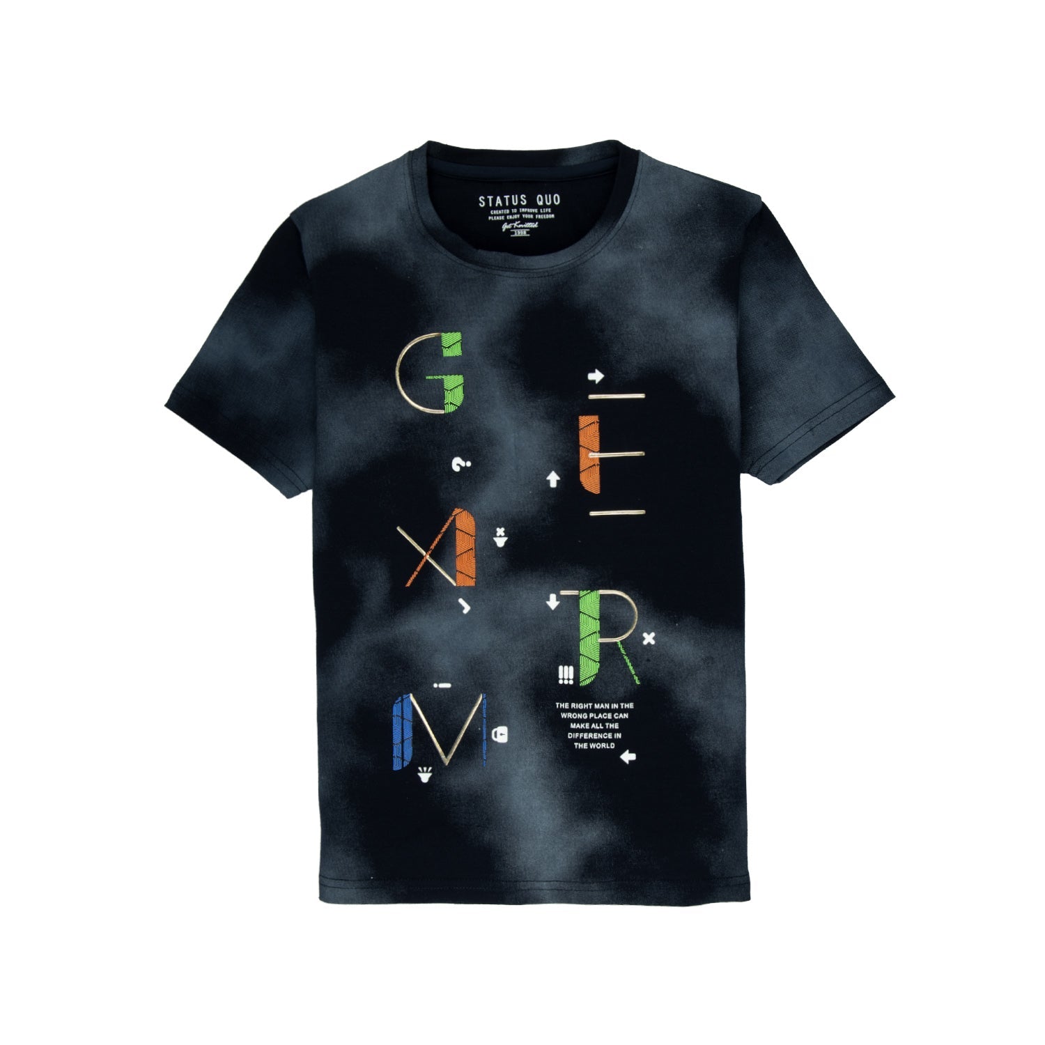 Status Quo |Kids Printed T-shirt - 4, 6, 8, 10, 12, 14, 16 Main image