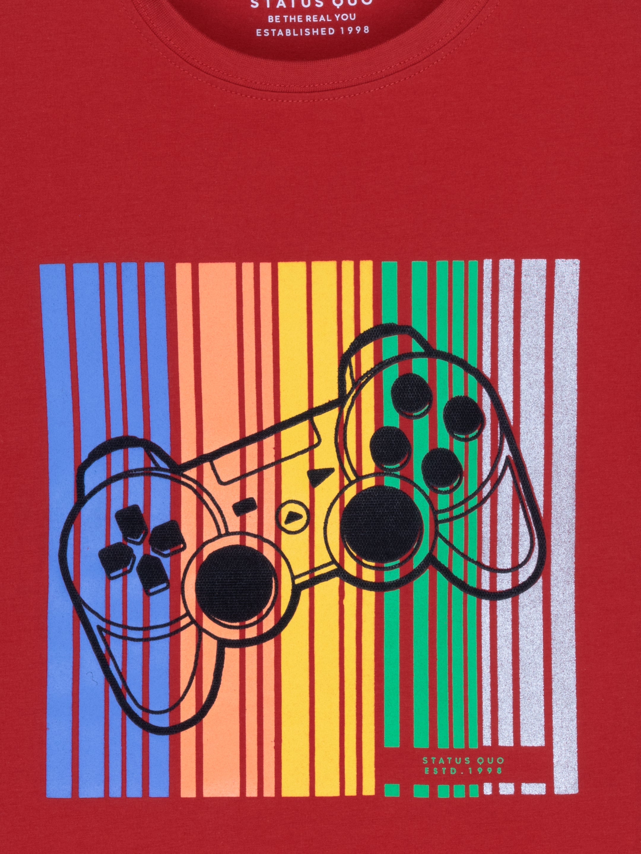 Boys Printed Round Neck T-shirt