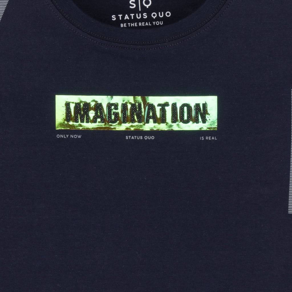 Boys Printed Round Neck T-Shirt