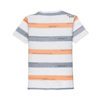 Boys Striped Round Neck T-shirt