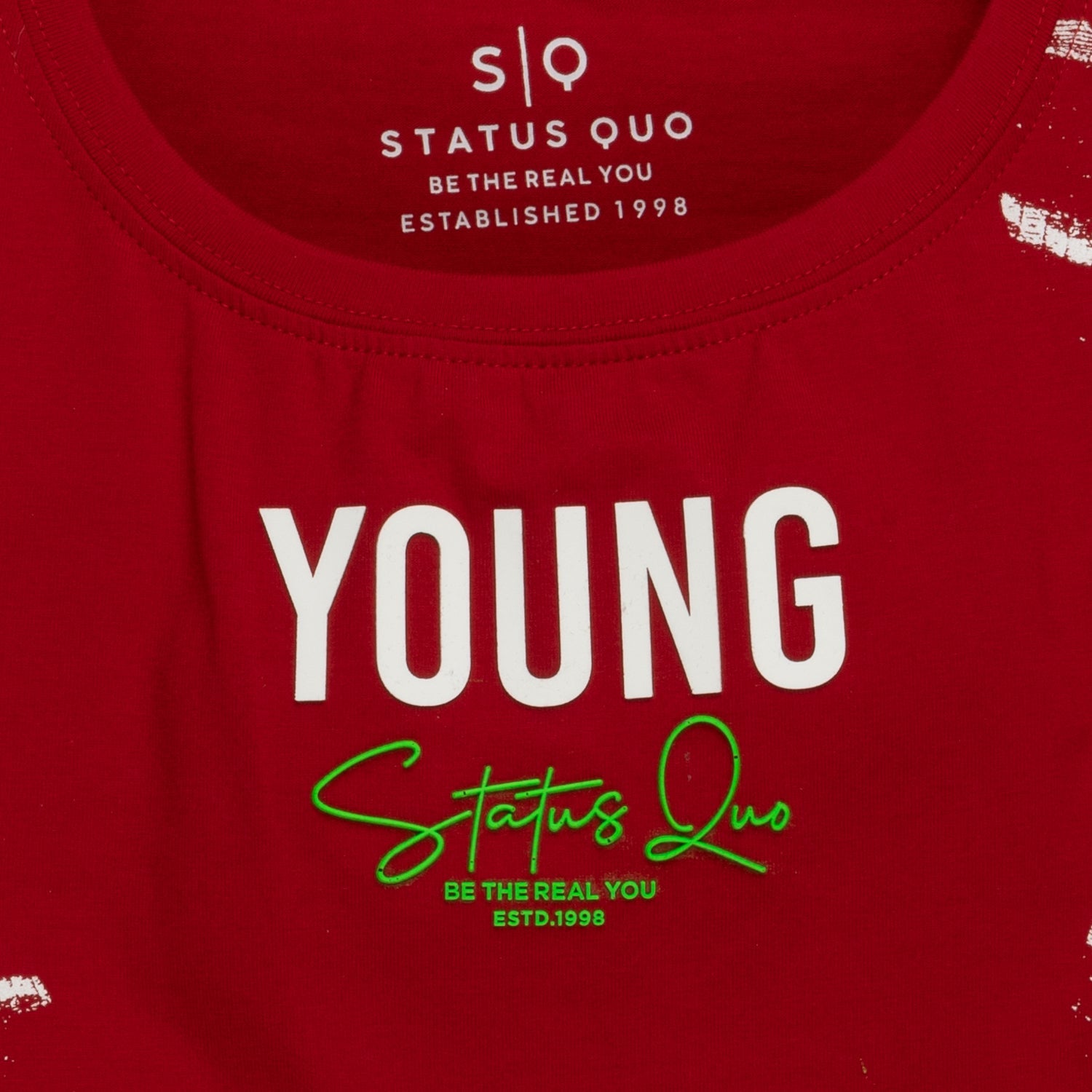 Boys Printed Round Neck T-shirt