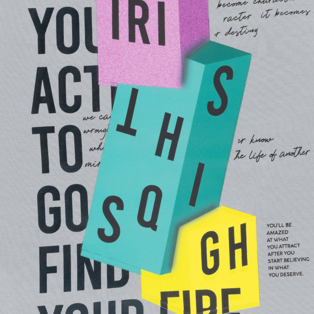 Boys Printed Round Neck T-Shirt