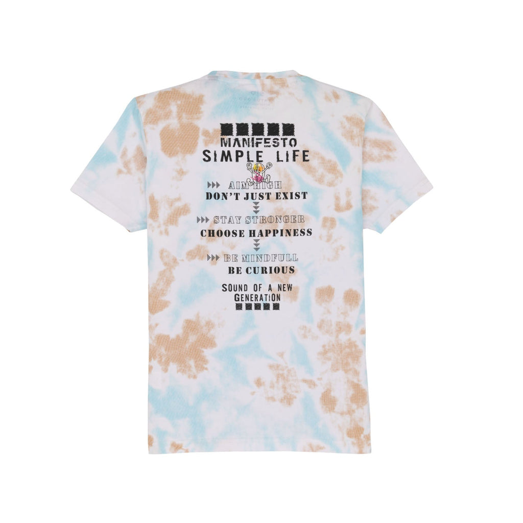 Boys All Over Printed Round Neck T-Shirt