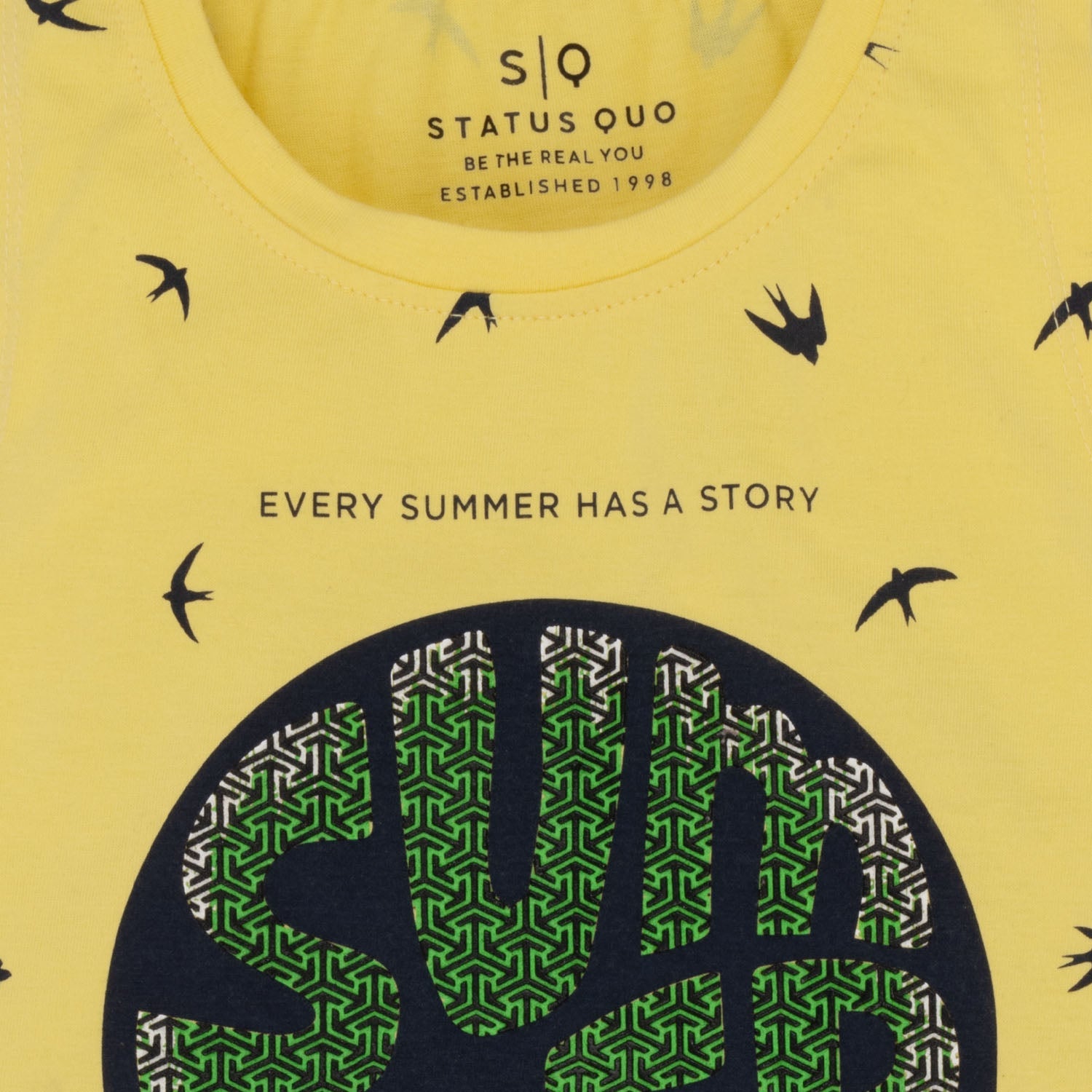 Boys All Over Printed Sleeveless T-Shirt