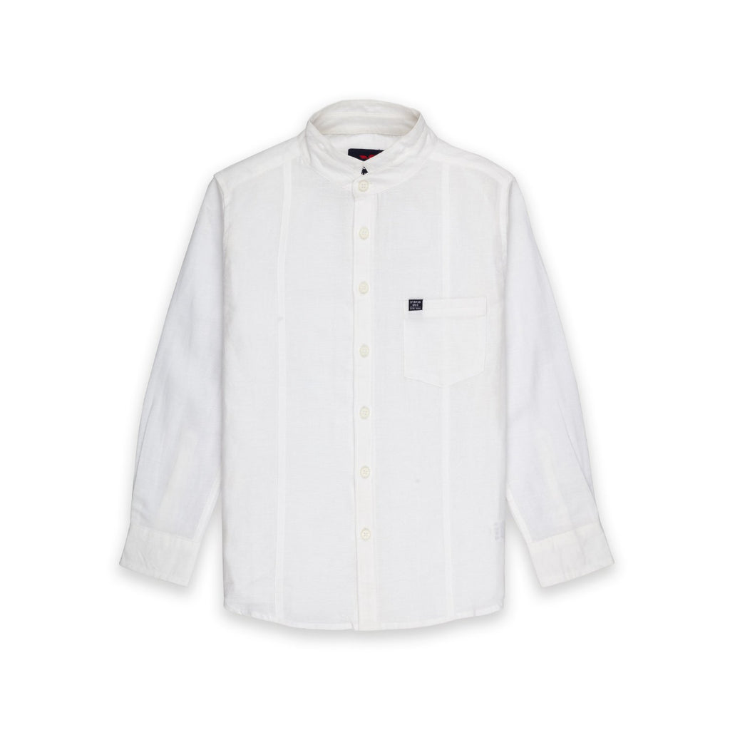 Status Quo |Kids Solid Regular Fit Shirt - 4, 6, 8, 10, 12, 14, 16