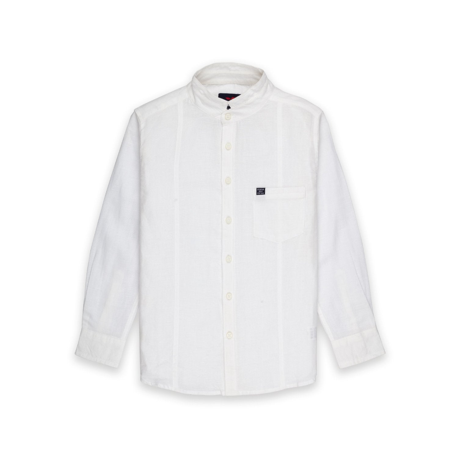 Status Quo |Kids Solid Regular Fit Shirt - 4, 6, 8, 10, 12, 14, 16