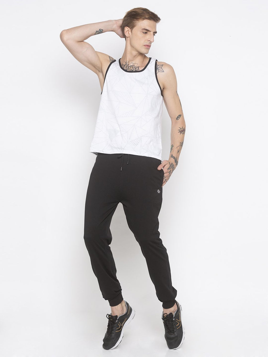 printed joggers