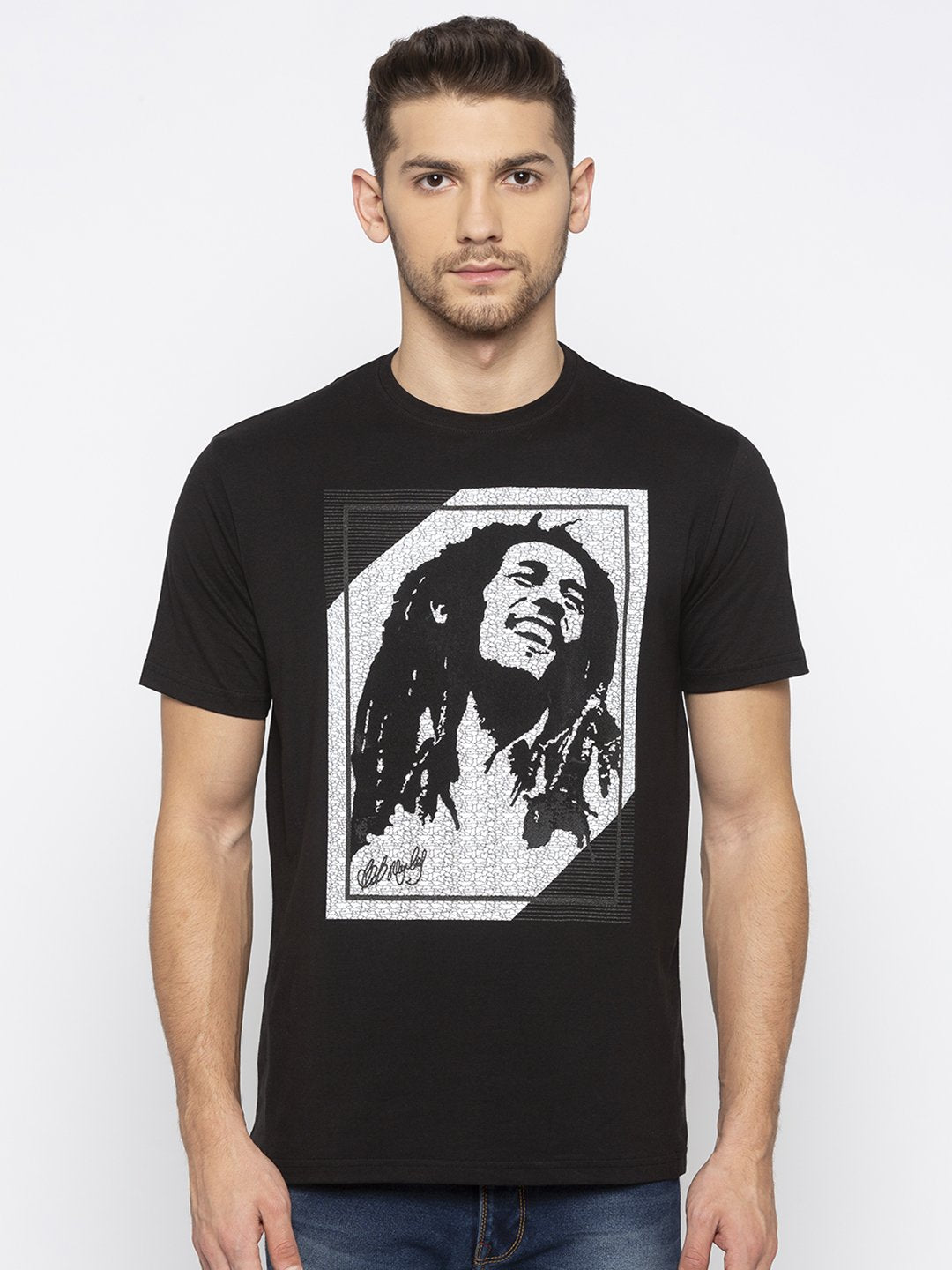 Black Bob Marley T Shirt