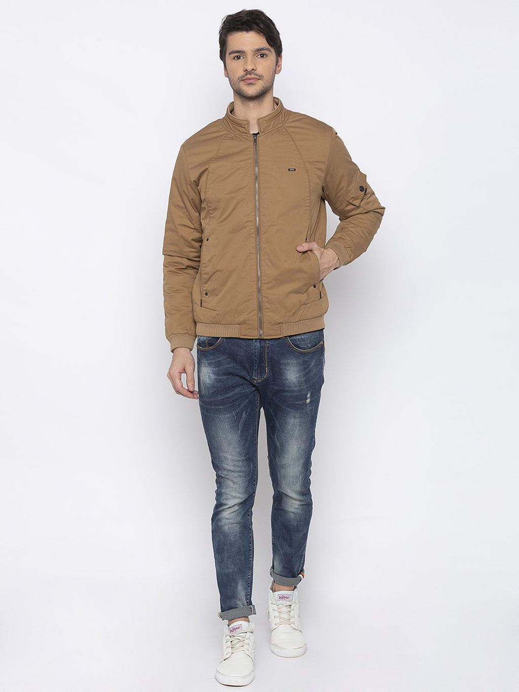 Solid Bomber Jacket
