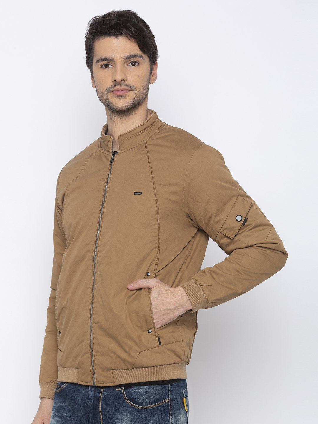 Solid Bomber Jacket