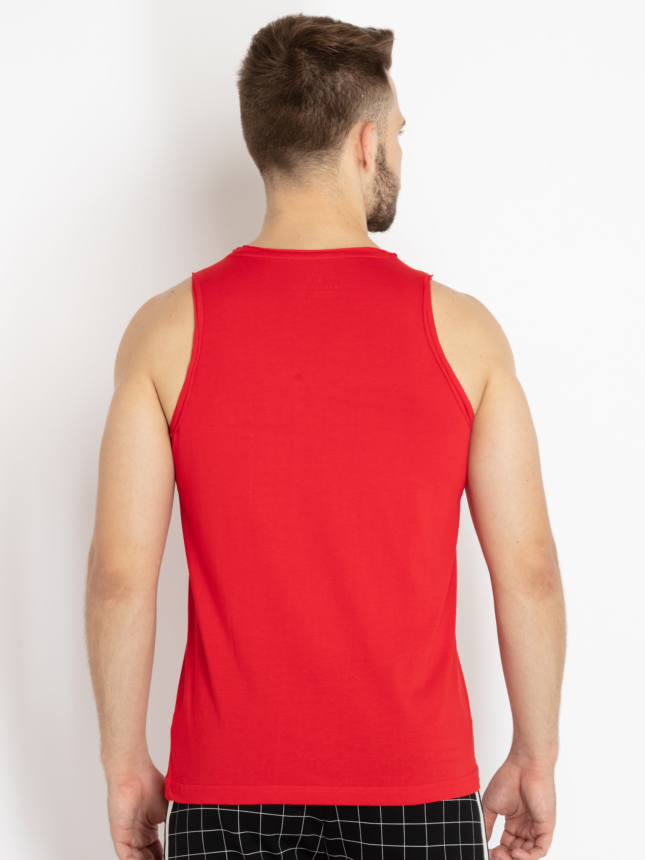 Mens Printed Sleeveless T-shirt