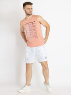 Mens Printed Sleeveless T-shirt