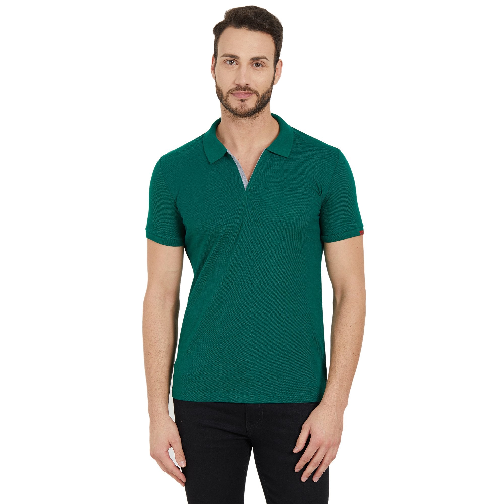 Slim fit Marron Polo Tshirt