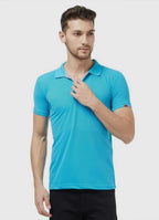 Turquoise polo t shirt