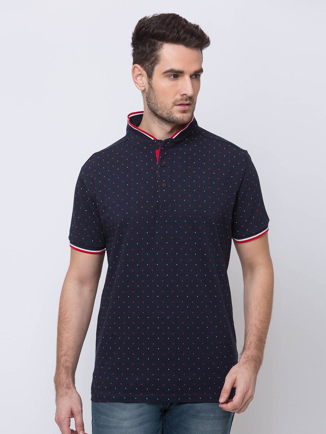 solid polo t shirt