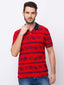 Status Quo |Red Tipping Collar T-Shirt - M, L, XL, XXL