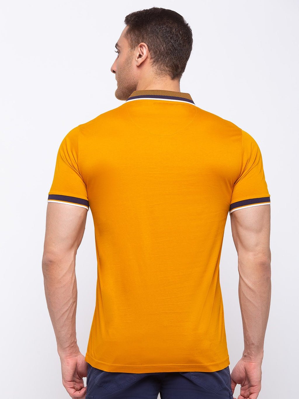 Solid Regular Fit Polo T-shirt