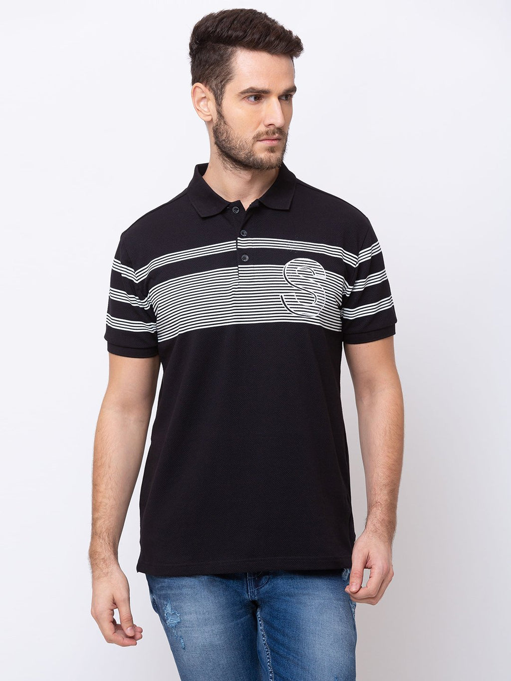 Status Quo |BLACK Collar Neck T-Shirt - M, L, XL, XXL
