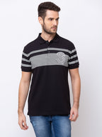 Status Quo |BLACK Collar Neck T-Shirt - M, L, XL, XXL