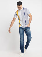 Mens Regular Fit Round Neck Printed T-Shirt