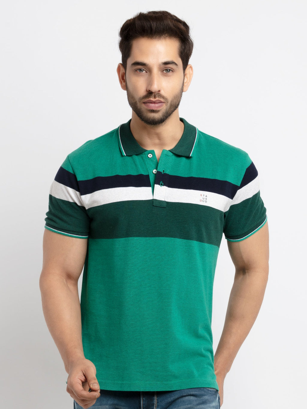 striped polo t shirt