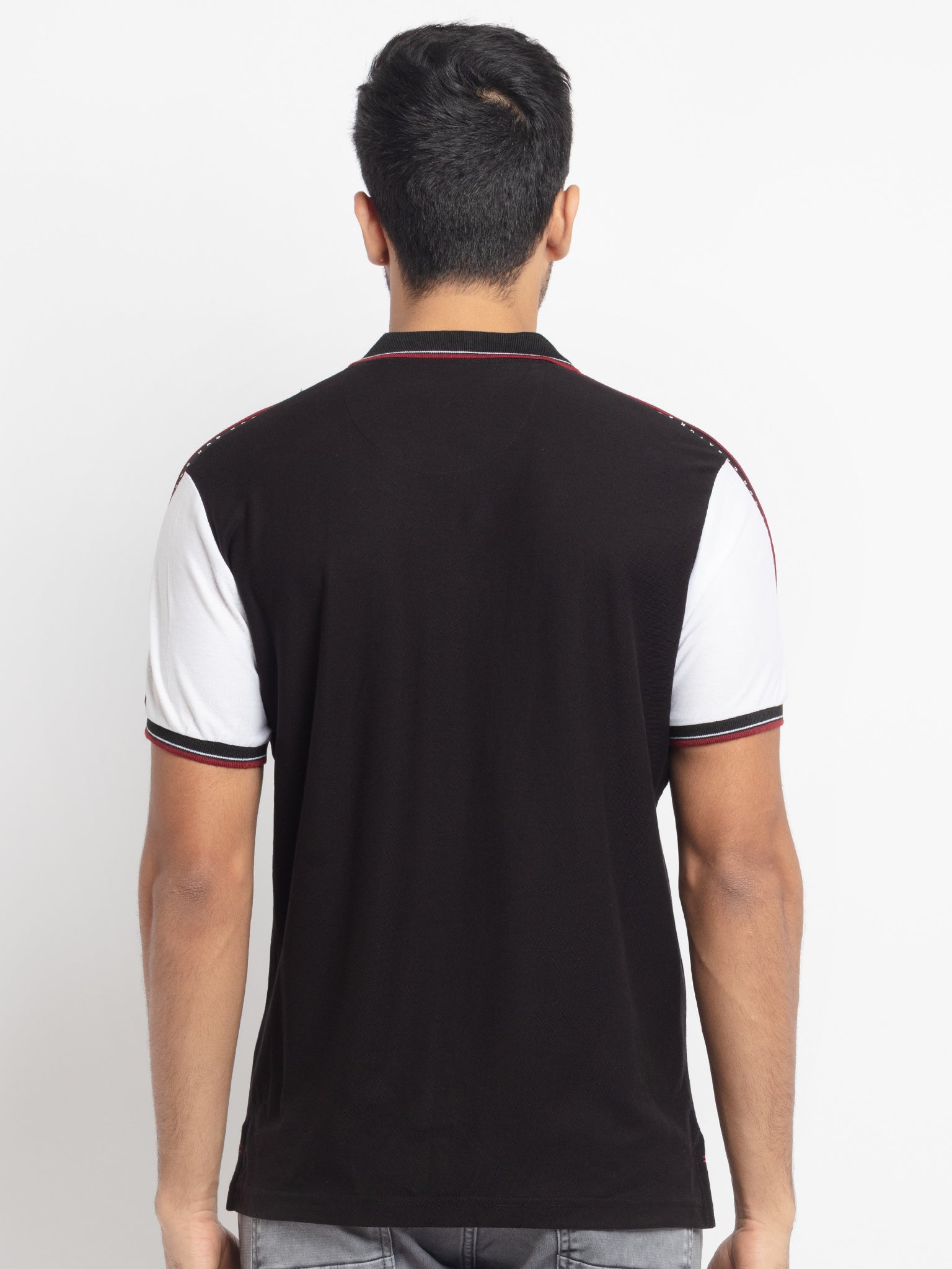 Mens Printed Polo T-Shirt