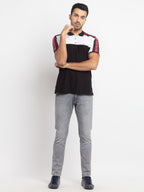Mens Printed Polo T-Shirt