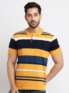 striped polo t shirt