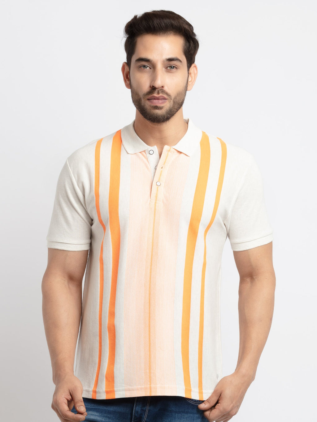 striped polo t shirt