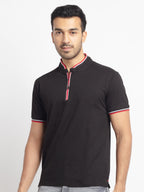 Solid polo t shirt