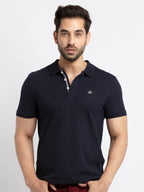 Printed polo t shirt