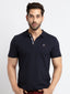 Printed polo t shirt