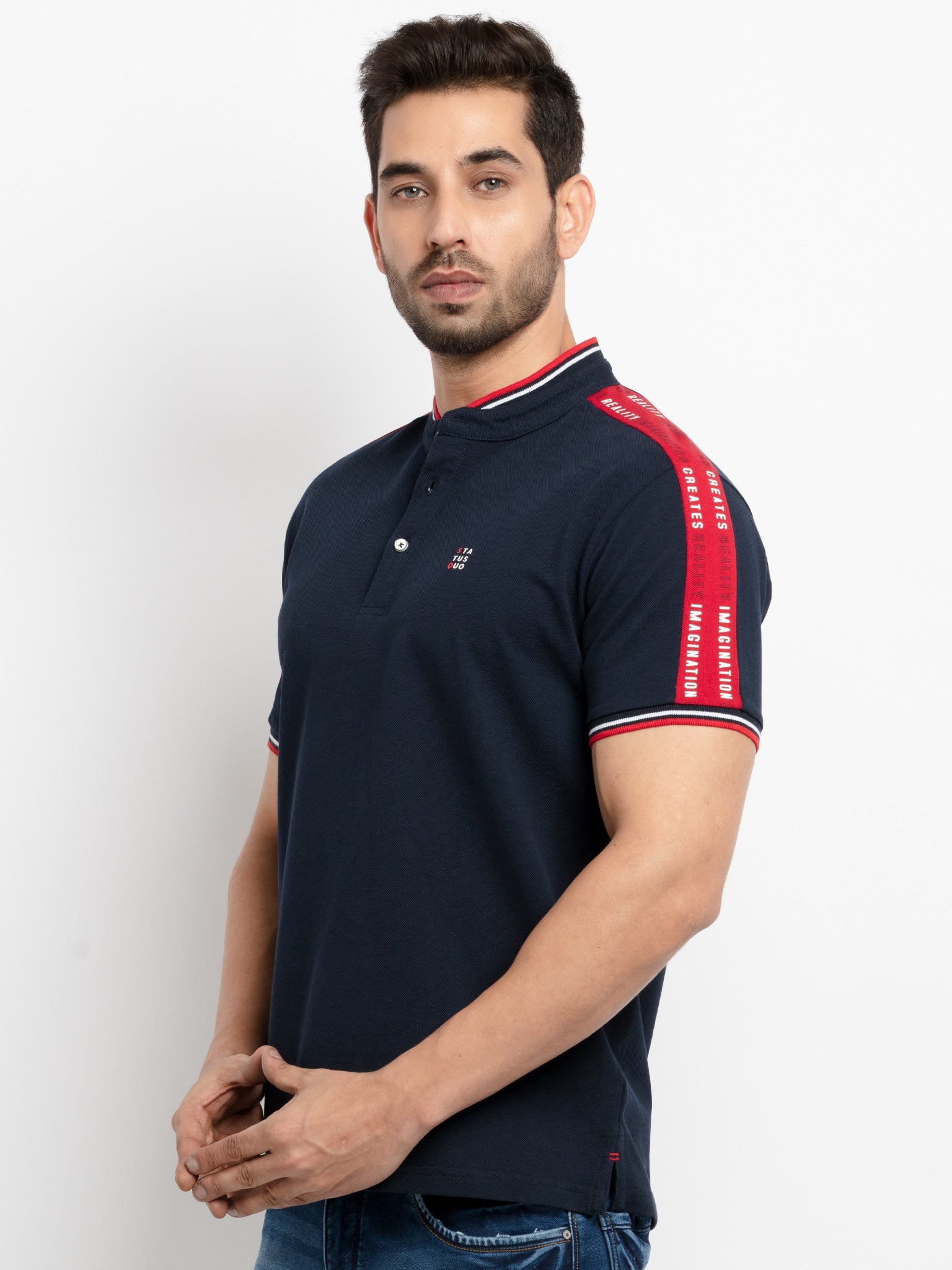 Mens Mix And Match Polo T-Shirt Secondary image