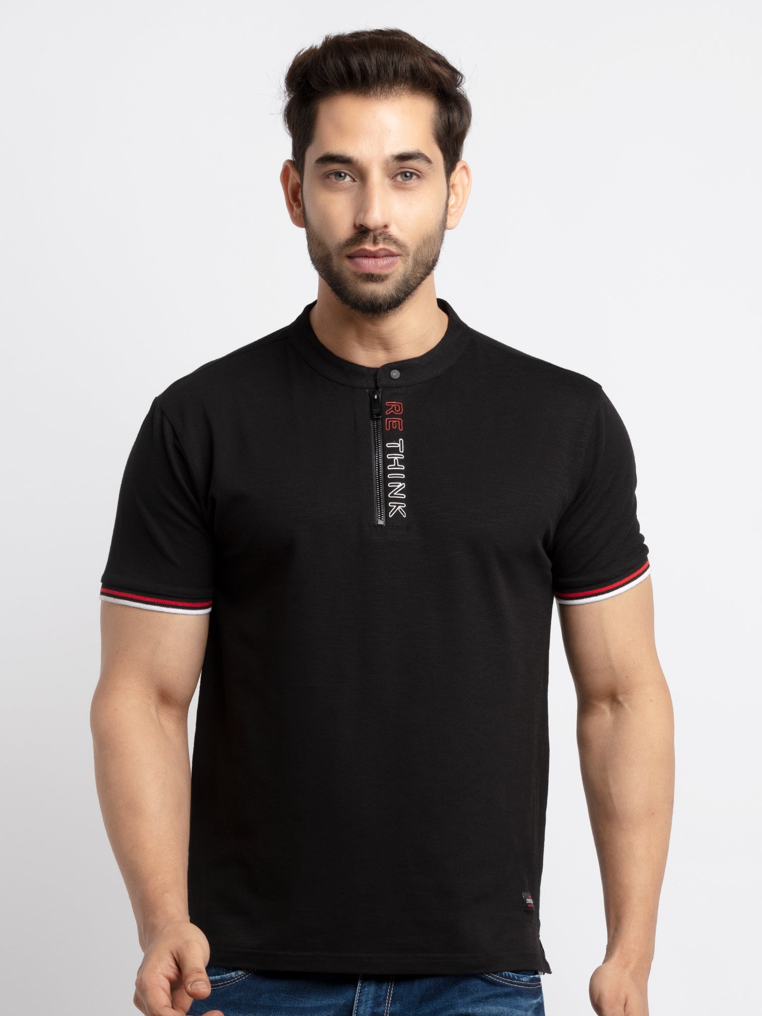 Printed polo t shirt