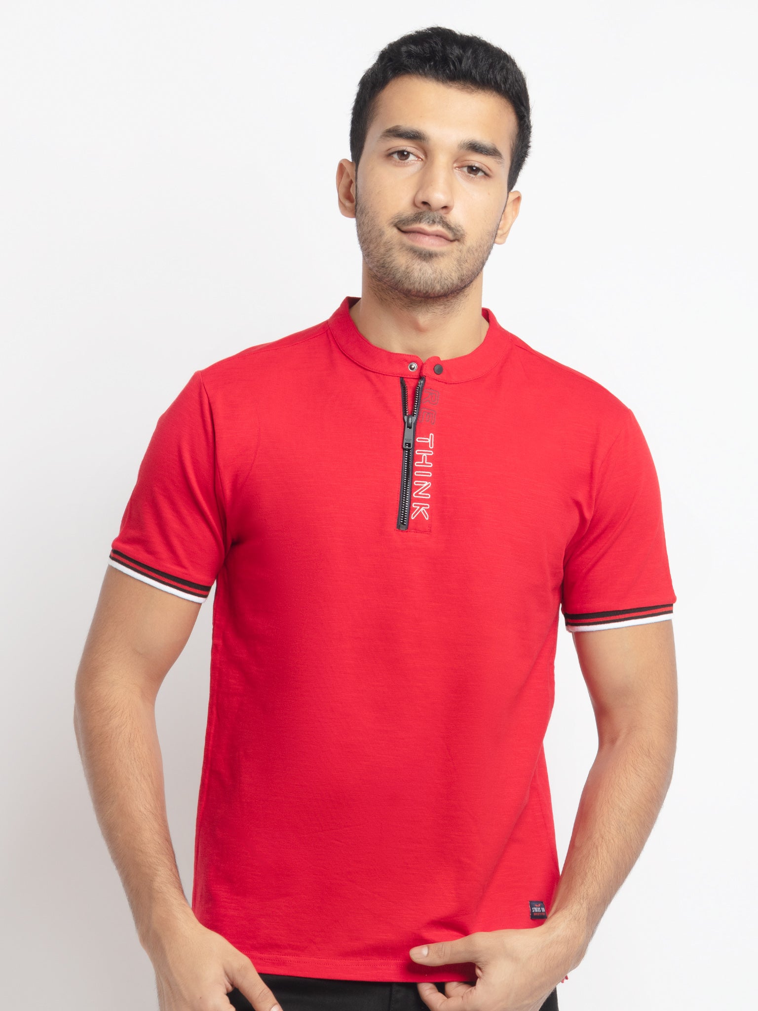 Printed polo t shirt