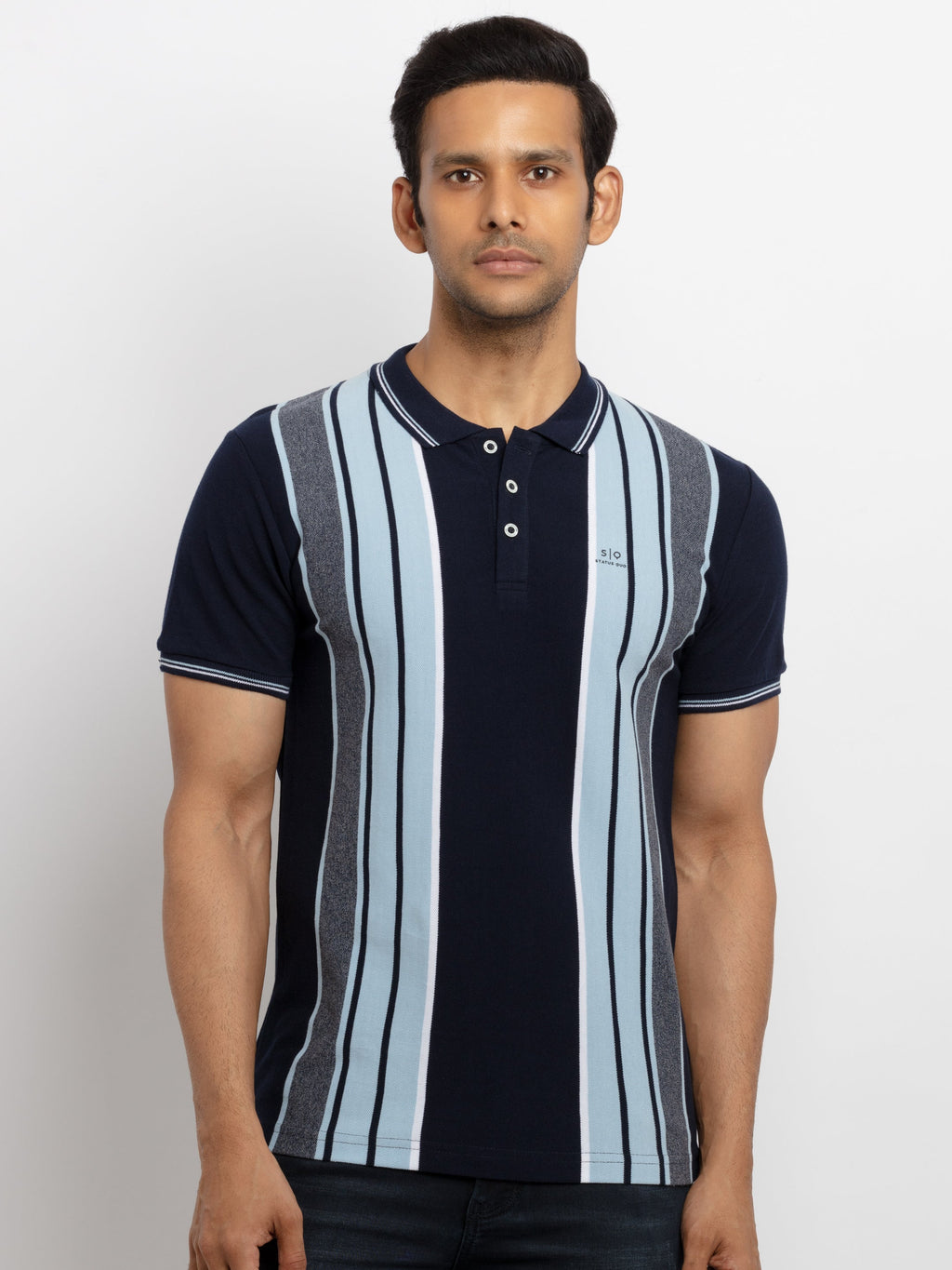 striped polo t shirt