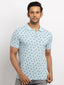 Printed polo t shirt