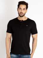Henley neck t shirt