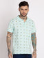 Printed polo t shirt