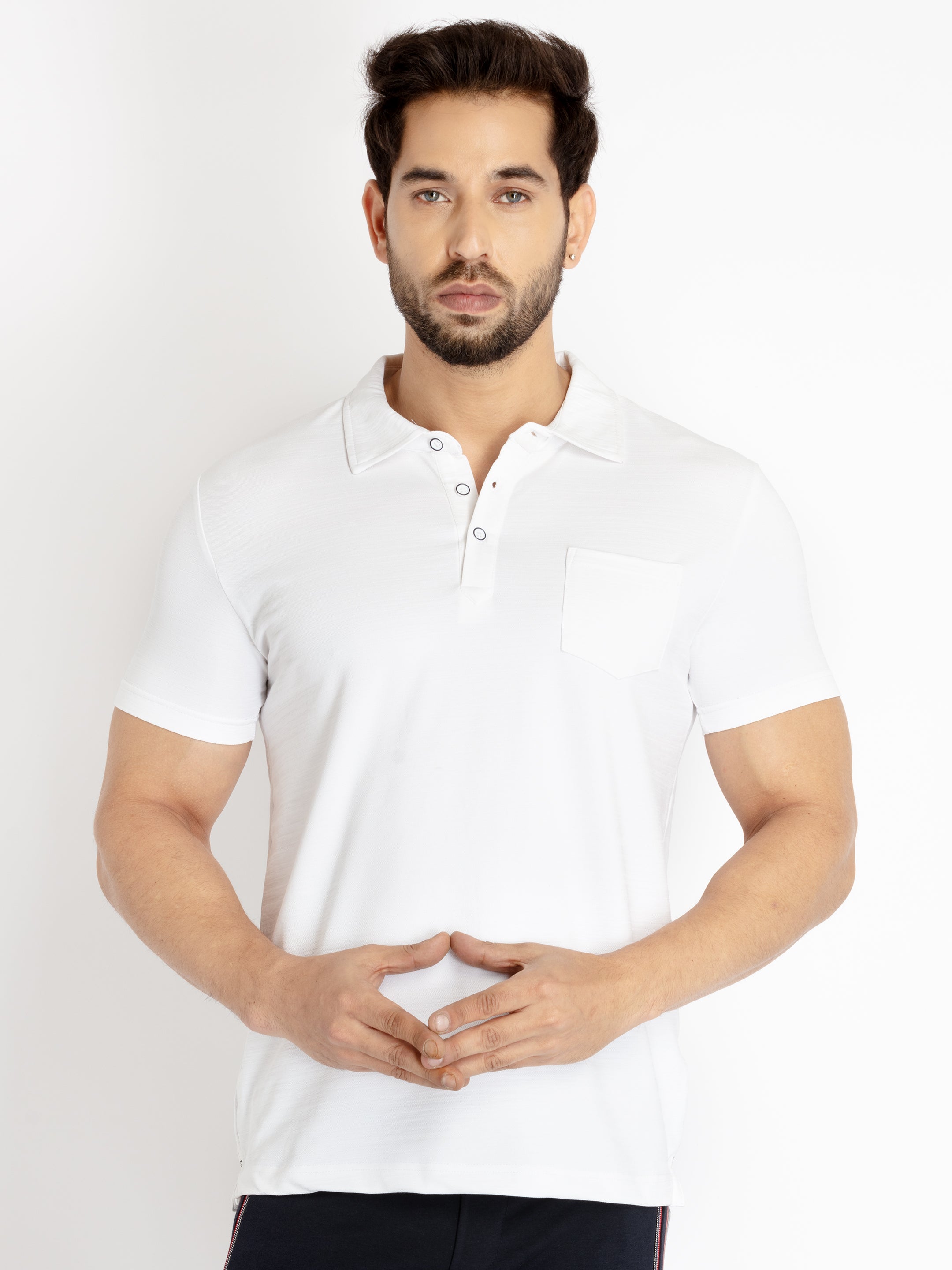 solid polo t shirt