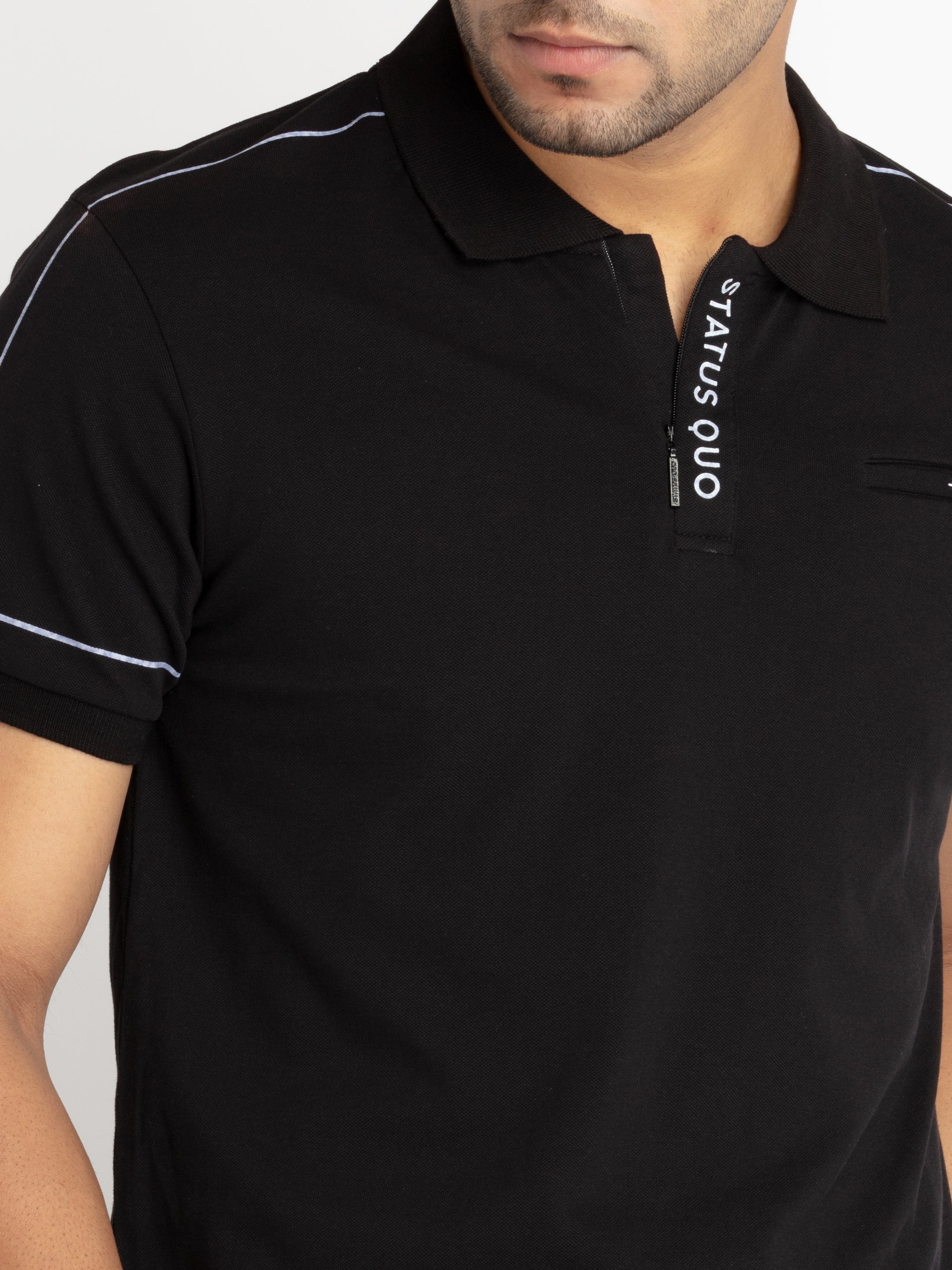 Mens Printed Polo T-Shirt