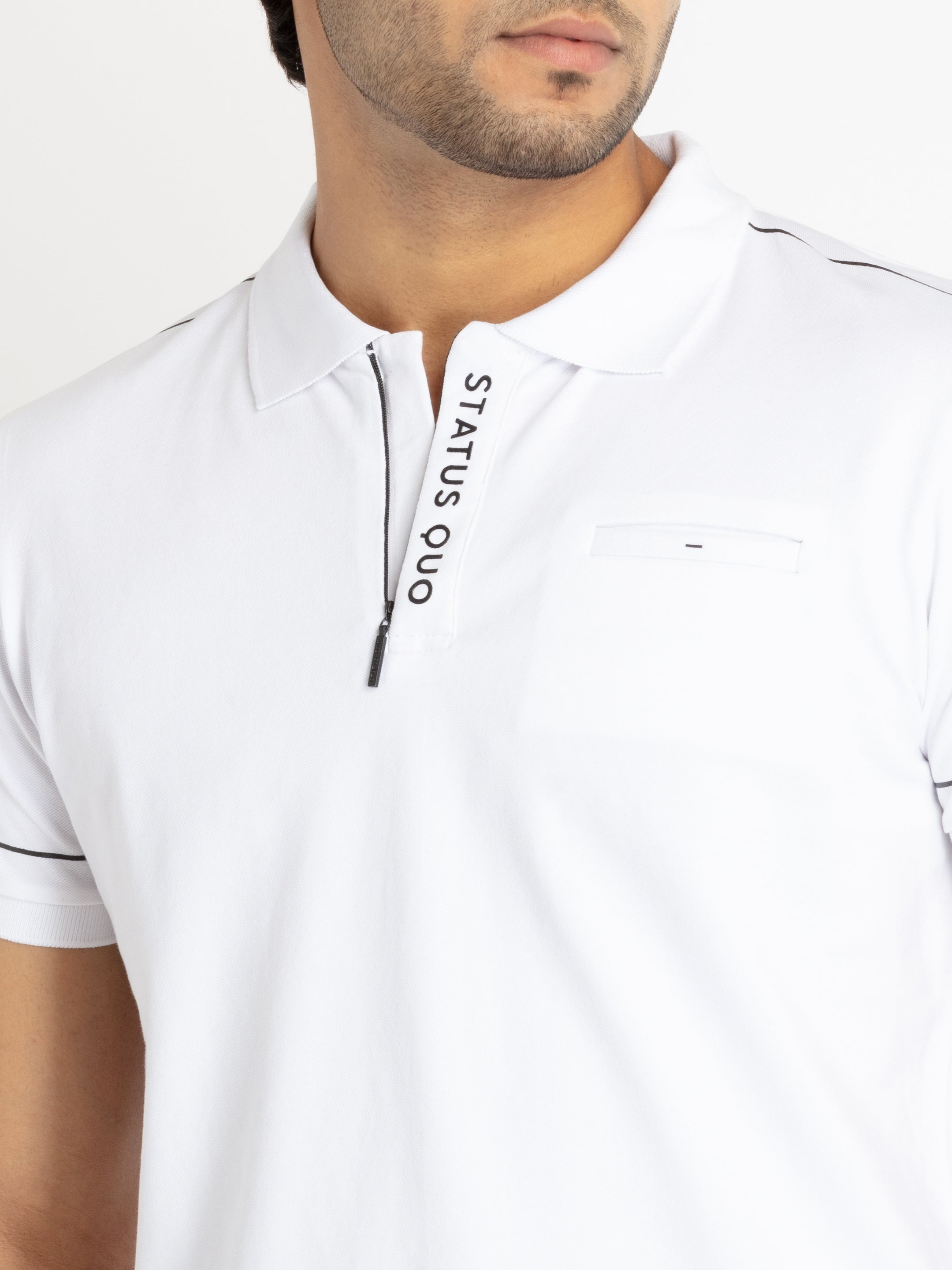 Mens Printed Polo T-Shirt